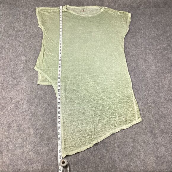 Johnny Was Small Paul & Greta Asymmetrical Hem 100% Linen Tunic Flowy Boho Chic - Picture 8 of 11